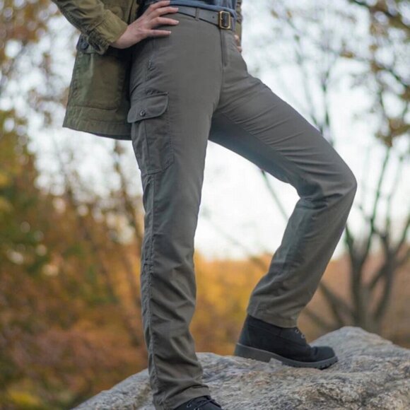 Clothing Arts P*Cubed Pick Pocket Proof Travel Pants Cargo Zip Pockets 16 PETITE - Picture 2 of 8